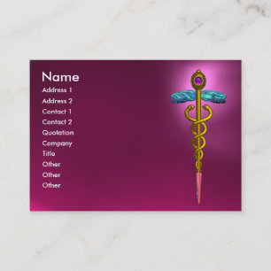 CADUCEUS AMETHYST, levendig goudroze paars, fuchsi Visitekaartje