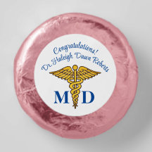 Caduceus Blue & White Medical School Afstuderen