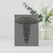 Caduceus Briefkaart (Staand voorkant)
