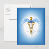 Caduceus Briefkaart (Voorkant / Achterkant)
