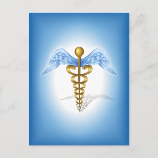 Caduceus Briefkaart (Voorkant)