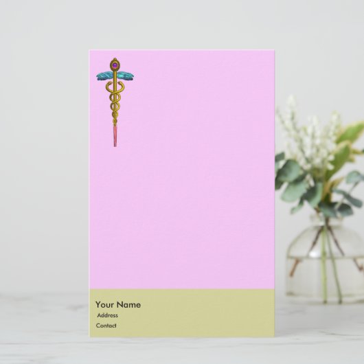 CADUCEUS BRIEFPAPIER (Staand voorkant)