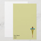 CADUCEUS BRIEFPAPIER (Voorkant / Achterkant)