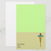 CADUCEUS BRIEFPAPIER (Voorkant / Achterkant)