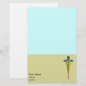 CADUCEUS BRIEFPAPIER (Voorkant / Achterkant)