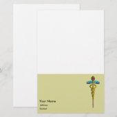 CADUCEUS BRIEFPAPIER (Voorkant / Achterkant)
