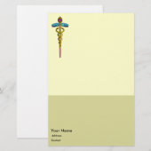 CADUCEUS BRIEFPAPIER (Voorkant / Achterkant)