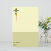 CADUCEUS BRIEFPAPIER (Staand voorkant)