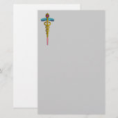 CADUCEUS BRIEFPAPIER (Voorkant / Achterkant)