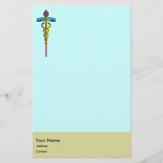 CADUCEUS BRIEFPAPIER (Voorkant)