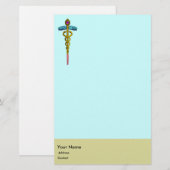 CADUCEUS BRIEFPAPIER (Voorkant / Achterkant)