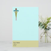 CADUCEUS BRIEFPAPIER (Staand voorkant)