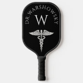 Caduceus | Cadeau voor artsen, verpleegkundigen, m Pickleball Paddle (Voorkant)