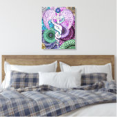 Caduceus Canvas Afdruk (Insitu (Slaapkamer))