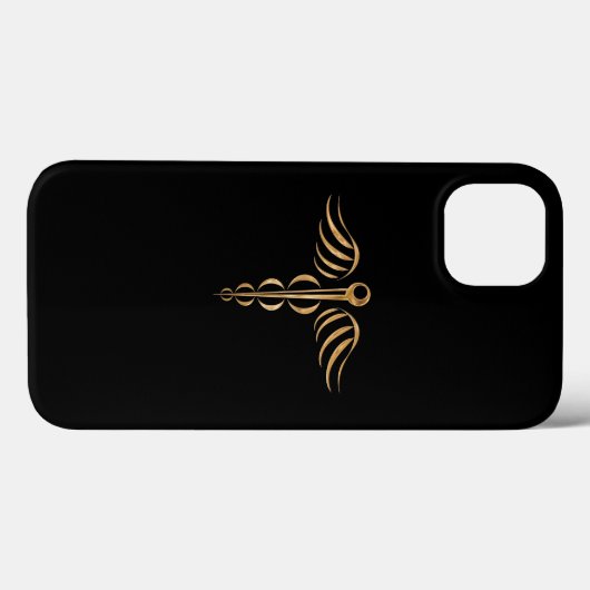 Caduceus Case-Mate iPhone Case (Achterkant (horizontaal))