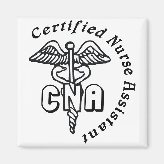 CADUCEUS CNA GECERTIFICEERDE VERZEKERINGSBIJSTANDE MAGNEET (Voorkant)