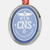 Caduceus CNS 2 Metalen Ornament (Links)