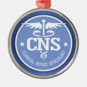 Caduceus CNS 2 Metalen Ornament (Voorkant)
