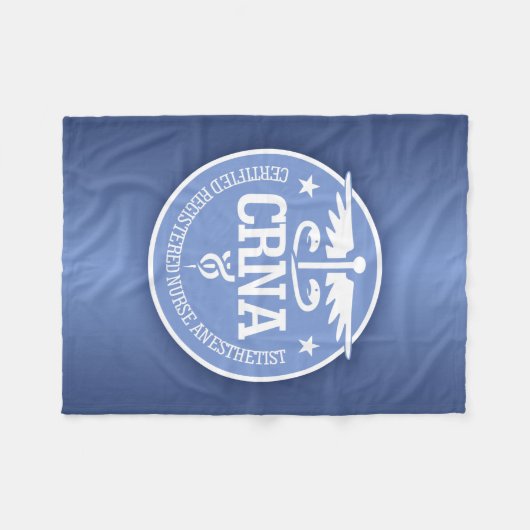 Caduceus CRNA cadeauideeën Fleece Deken (Voorkant (Horizontaal))