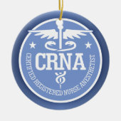 Caduceus CRNA cadeauideeën Keramisch Ornament (Voorkant)