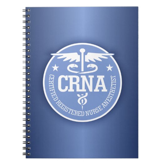 Caduceus CRNA cadeauideeën Notitieboek (Voorkant)
