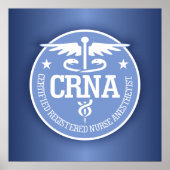 Caduceus CRNA cadeauideeën Poster (Voorkant)