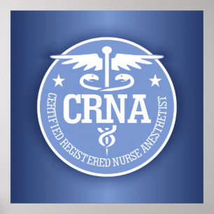 Caduceus CRNA cadeauideeën Poster