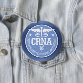 Caduceus CRNA cadeauideeën Ronde Button 4,0 Cm (In situ)