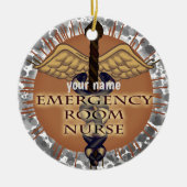Caduceus custom ER Nurse ornament (Voorkant)