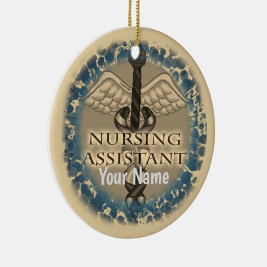 Caduceus custom Nursing Assistant ornament (Rechts)