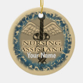 Caduceus custom Nursing Assistant ornament (Voorkant)