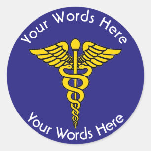 Caduceus Custom Sticker