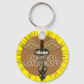 Caduceus Dental Assistant Sleutelhanger (Voorkant)