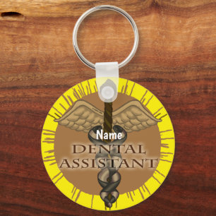 Caduceus Dental Assistant Sleutelhanger
