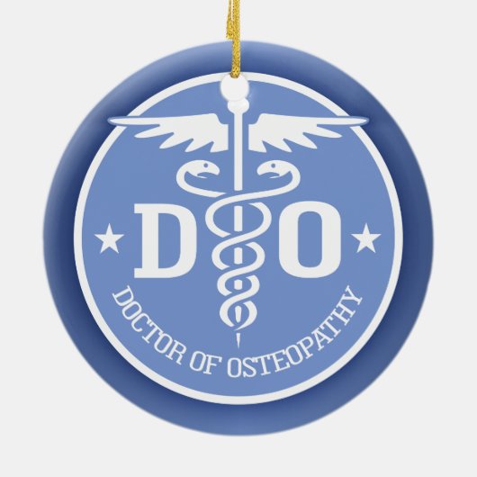 Caduceus DO 2 Keramisch Ornament (Achterkant)