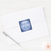 Caduceus DO 2 Vierkante Sticker (Envelop)