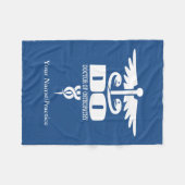 Caduceus DO Fleece Deken (Voorkant (Horizontaal))