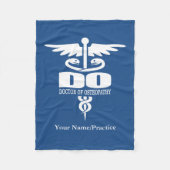 Caduceus DO Fleece Deken (Voorkant)