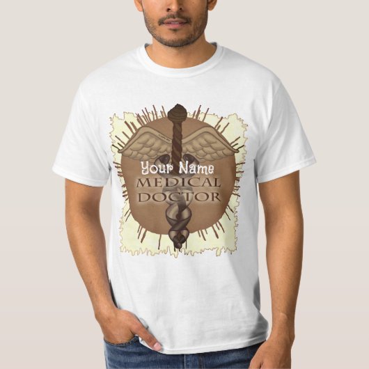 Caduceus dokter t-shirt (Voorkant)