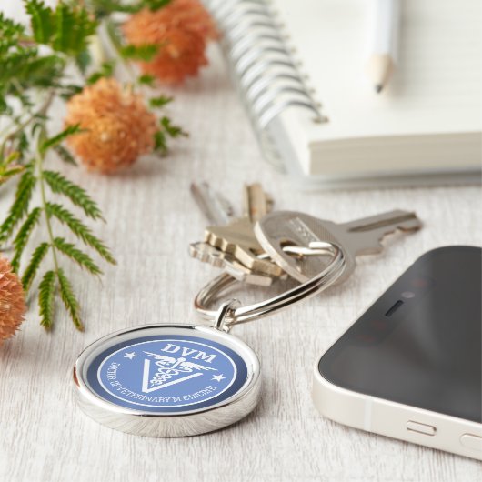 Caduceus DVM 2 Sleutelhanger (Zijkant)