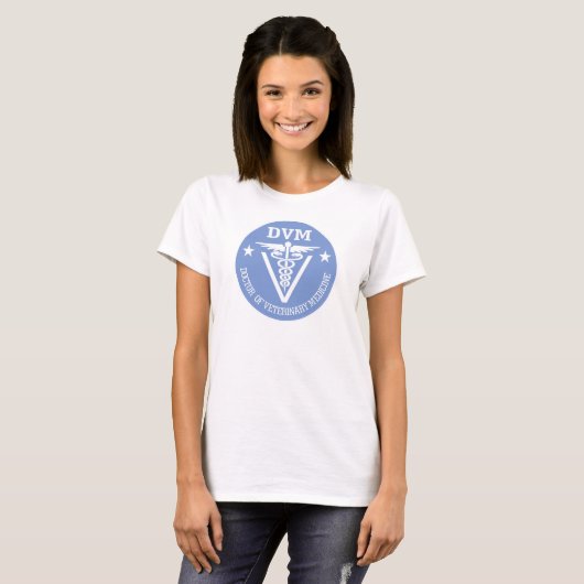 Caduceus DVM-shirten" T-shirt (Voorkant volledig)