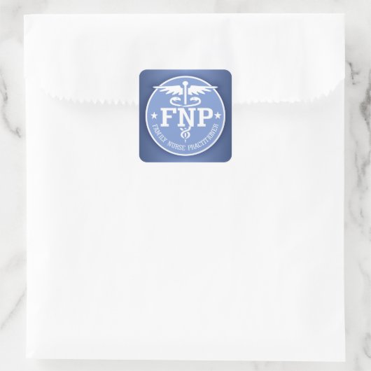 Caduceus FNP2 geschenken Vierkante Sticker (Tas)
