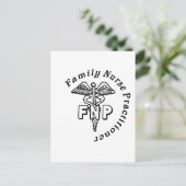 CADUCEUS FNP FAMILY NURSE PRACTITIONER BRIEFKAART (Staand voorkant)