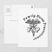 CADUCEUS FNP FAMILY NURSE PRACTITIONER BRIEFKAART (Voorkant / Achterkant)