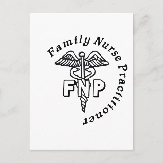 CADUCEUS FNP FAMILY NURSE PRACTITIONER BRIEFKAART (Voorkant)