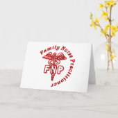 CADUCEUS FNP FAMILY NURSE PRACTITIONER KAART (Gele Bloem)