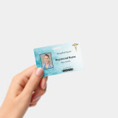 Caduceus geometrisch medisch foto-ID Badge (Handheld)