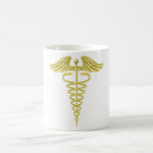 Caduceus Gold medisch symbool Koffiemok (Center)