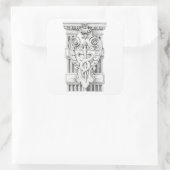 CADUCEUS Grote Vierkante Stickers (Tas)