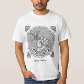 Caduceus Hand custom Nurse T-shirt (Voorkant)